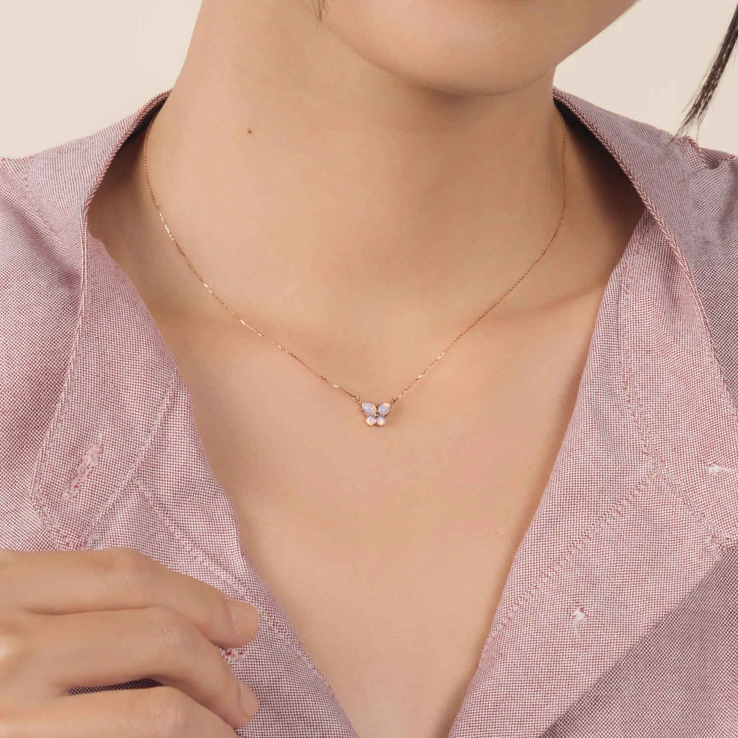 10k Rose Gold Elyse Necklace