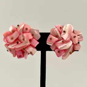 1960s Japan Pink Earrings