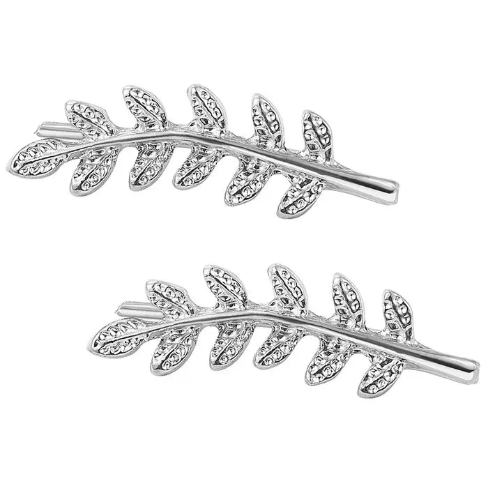 2023 NEW Vintage Exquisite Metal Golden Leaf Hook Earrings Stud Earrings for Women Ear Jewelry cute earrings korean earrings