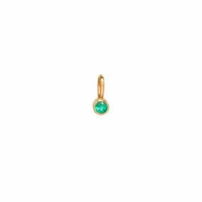 3mm EMERALD CHARM