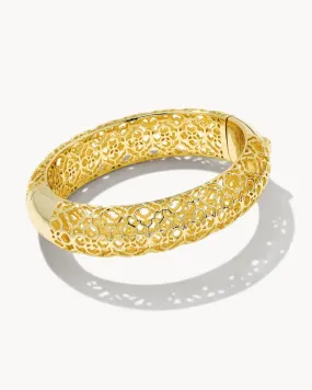 ABBIE STATEMENT BRACELET - GOLD S/M