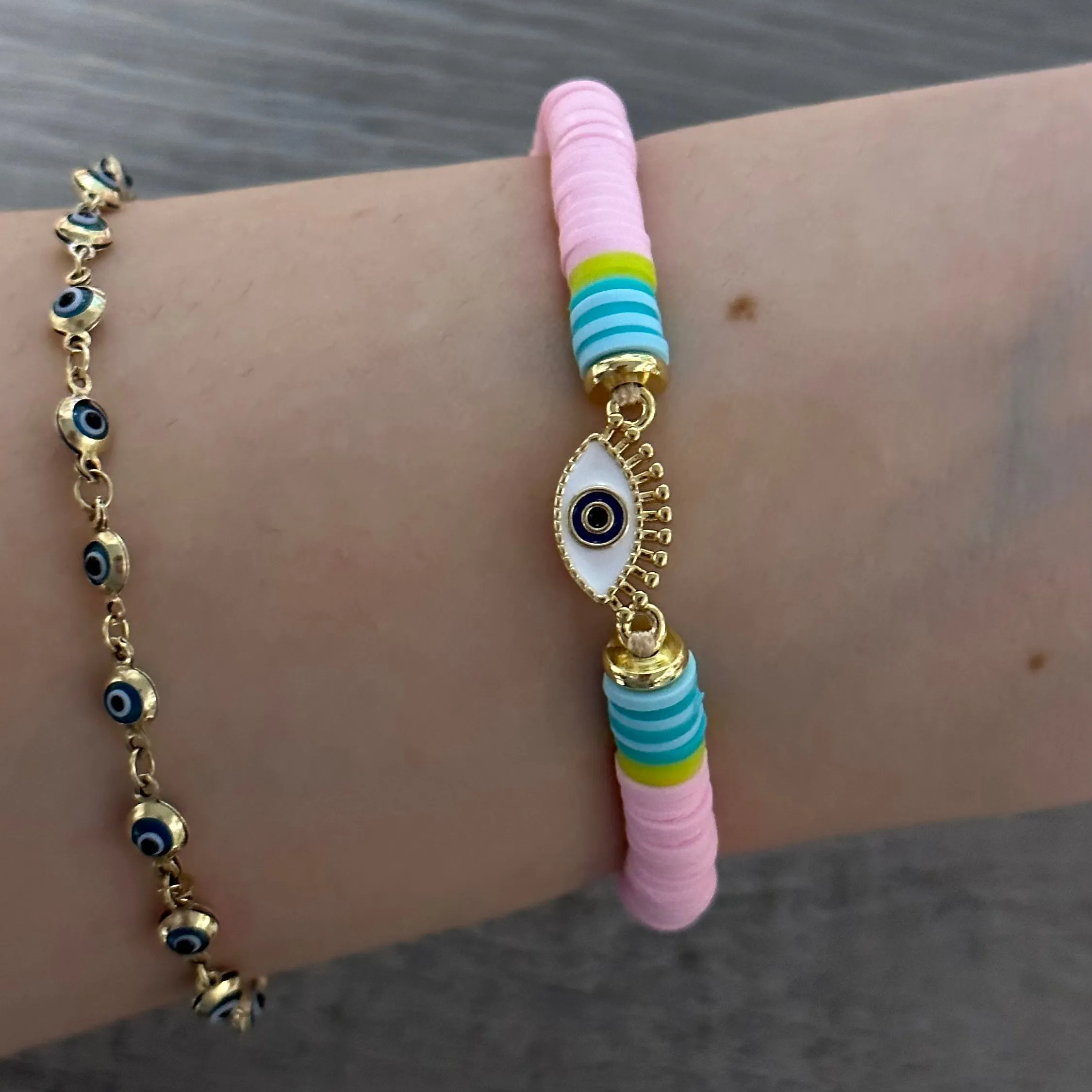 Adjustable Evil Eye Bracelet 019