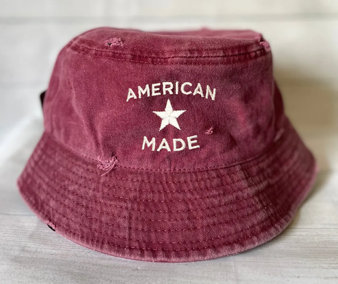 American Made hat /Personalized hat /Bucket