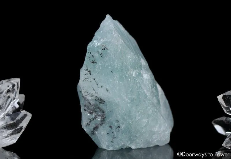 Aquamarine Natural Crystal Altar Stone