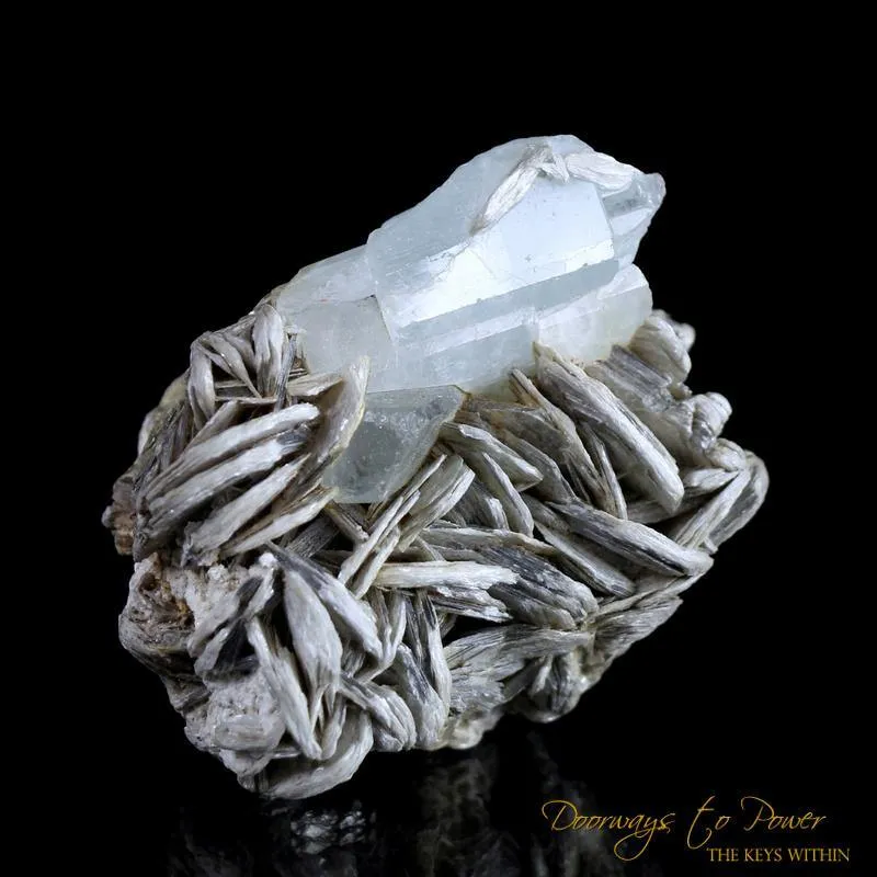 Aquamarine On Muscovite Crystal Specimen