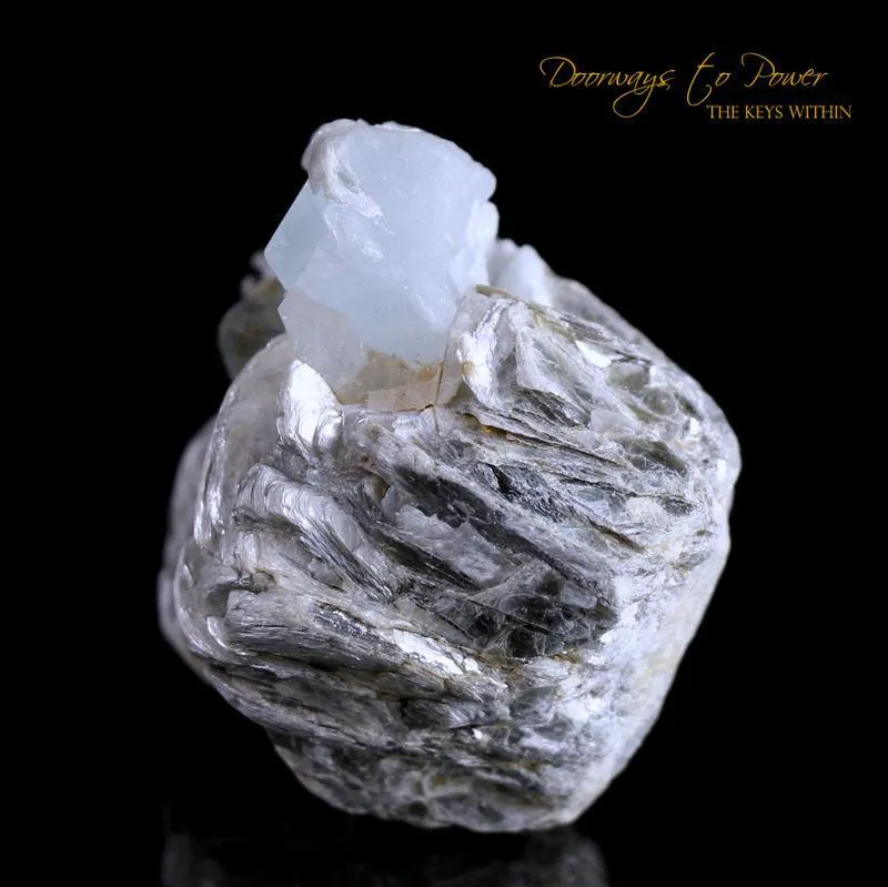 Aquamarine On Muscovite Crystal Specimen