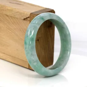 Baikalla Classic Green Natural Jadeite Jade Bangle (56.54 mm) #568