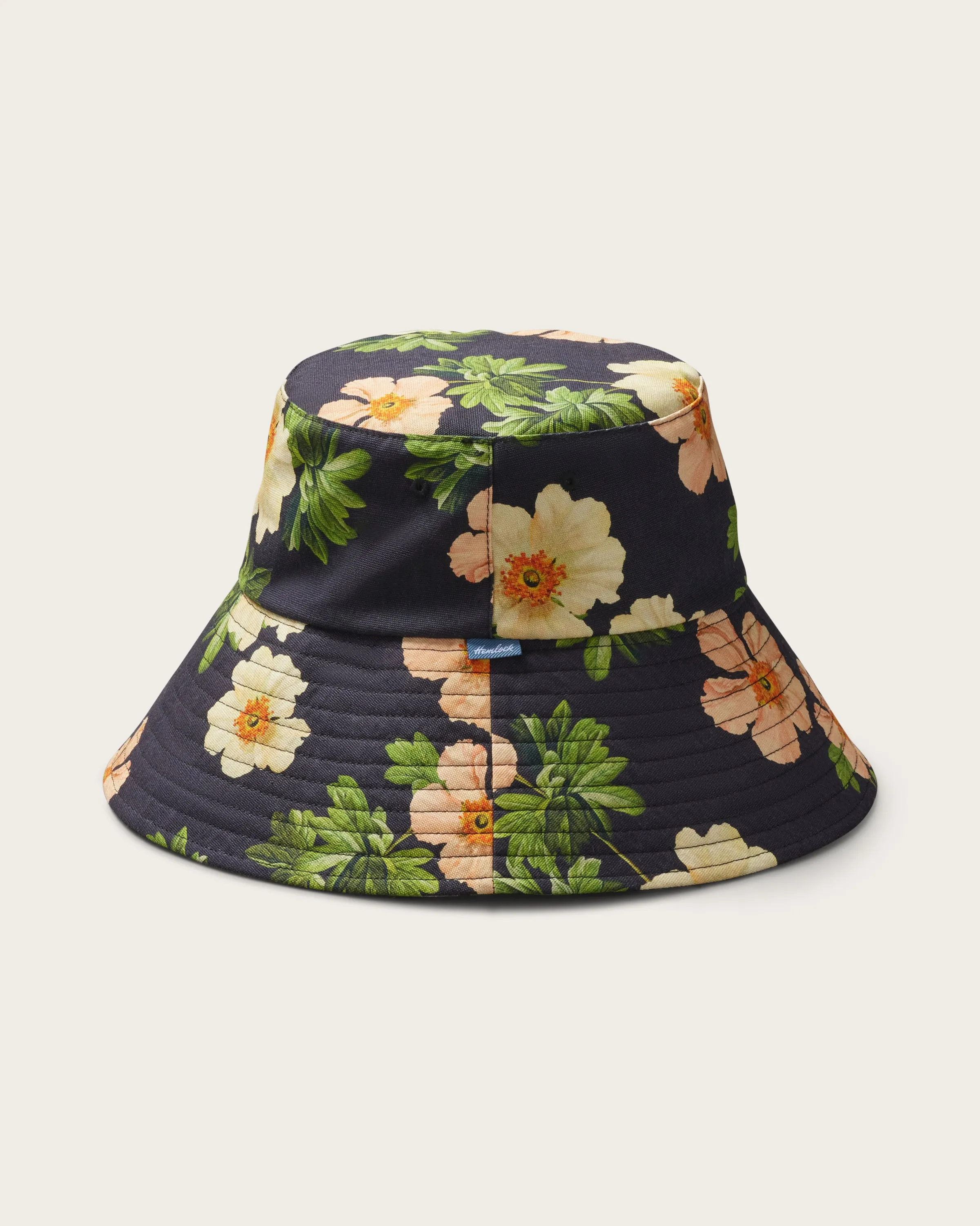 Bali Wide Brim Bucket in Floral