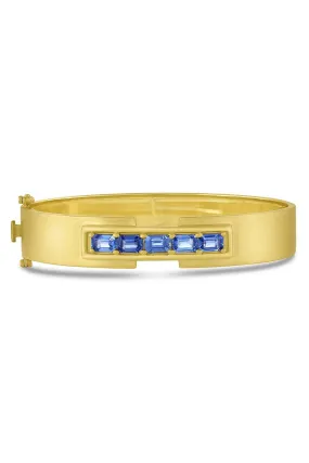 Bar Bracelet - Blue Sapphire