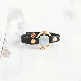 Be the Light Bracelet - Rose Gold - Aquamarine