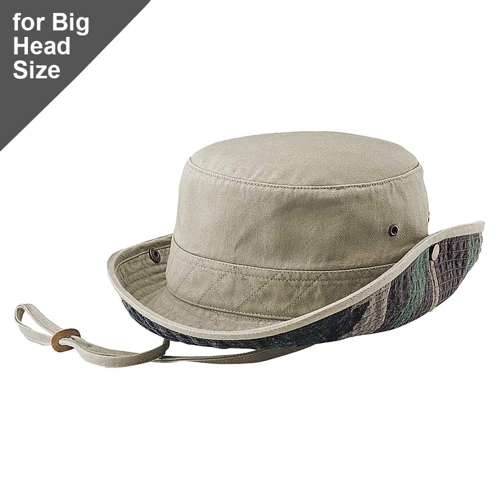 Big Head Camo Dyed Twill Bucket Hat