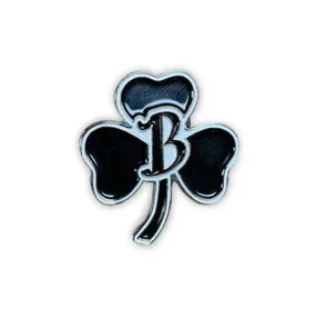 Boston Scally The Shamrock Cap Pin - Black