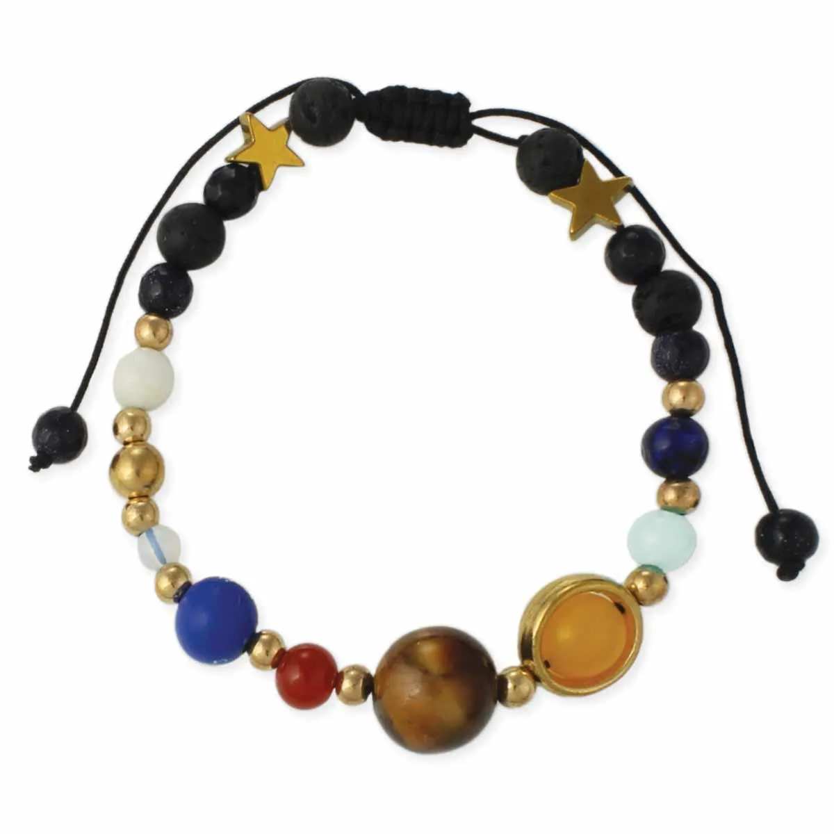 Bracelet - Out of this World Stone Planet Pull Bracelet