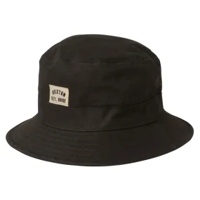 Brixton Woodburn Packable Bucket Hat - Black Sol Wash