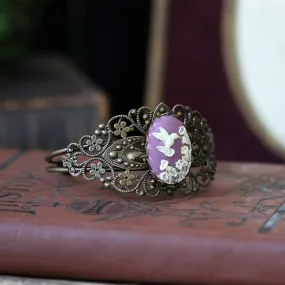 Cameo Cuff Bracelet - Fairy, Hummingbird, and Pegasus