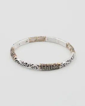 Classic Designed Pattern Stretch Bangle Bracelet