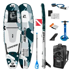 Cressi Tiger Shark iSUP Set Camo Aquamarine 10'2'' / 310 cm