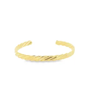 Cuff Open Bracelet Twisted Bangle (B55)