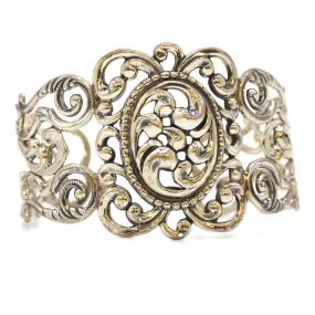 Danecraft Sterling Silver Filigree Cuff Bracelet