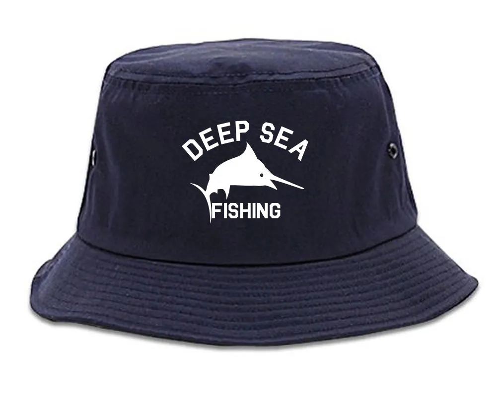 Deep Sea Fishing Mens Bucket Hat