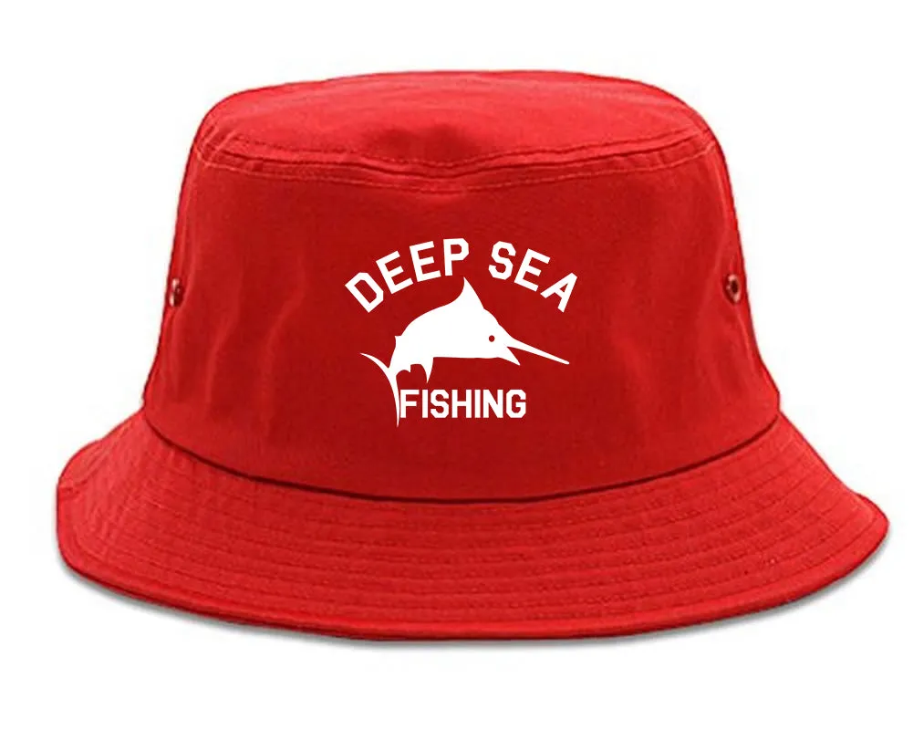 Deep Sea Fishing Mens Bucket Hat