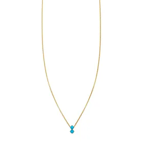 Double Bubble Turquoise Necklace