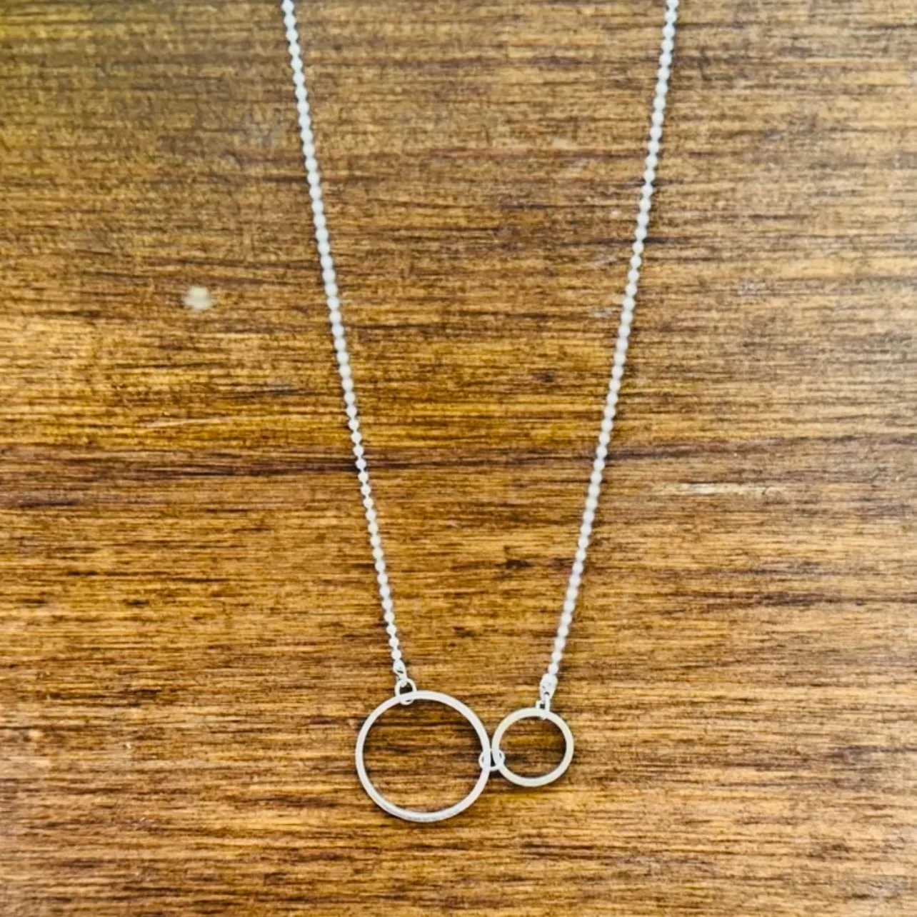 Double Circle Necklace