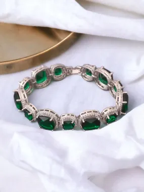 Emerald Banny Zirconia Bracelet