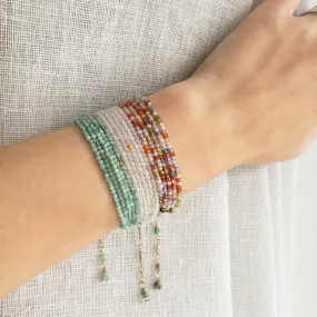 Emerald Wrap Bracelet - Necklace