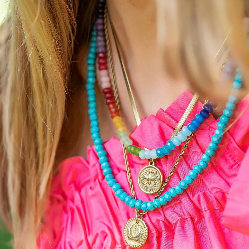 Genuine Turquoise Beaded Necklace