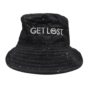 Get Lost Bucket Hat Black Spark