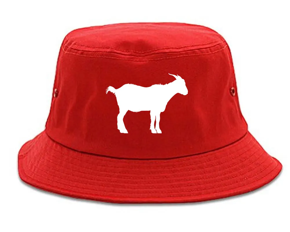 Goat Animal Chest Mens Bucket Hat