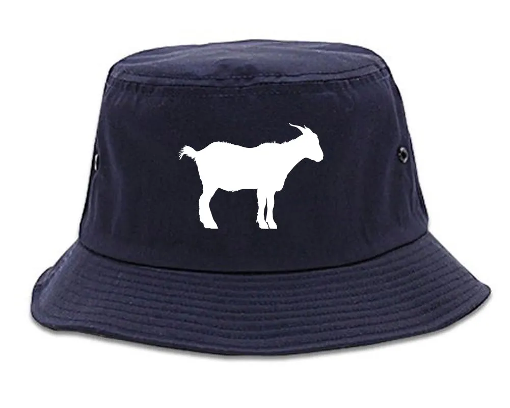 Goat Animal Chest Mens Bucket Hat