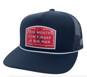 Hooey  "John Wayne" Big Mouth Navy Snap Back Trucker Ball Cap 2267T-NV