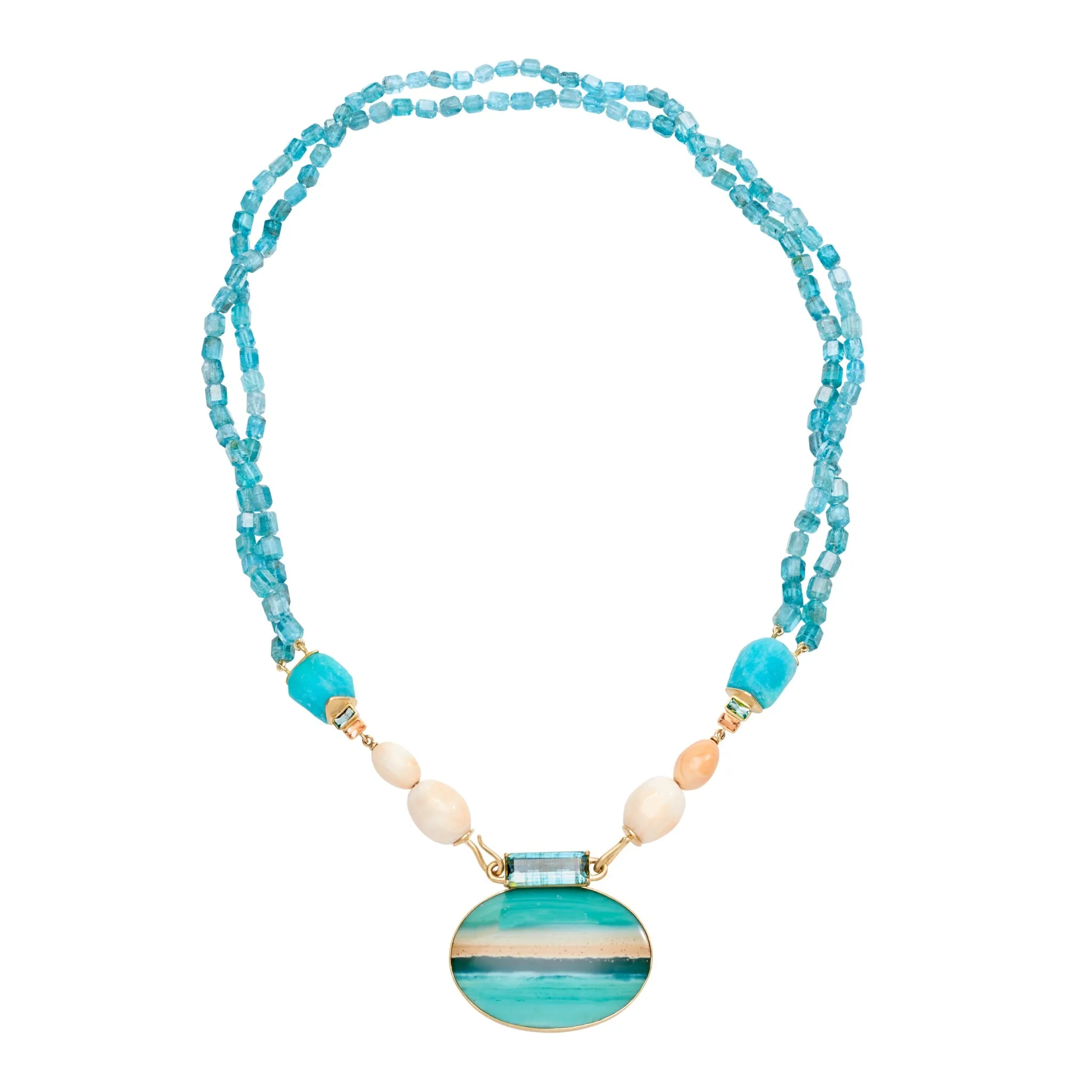 Landscape: Ocean, Lagoon Necklace