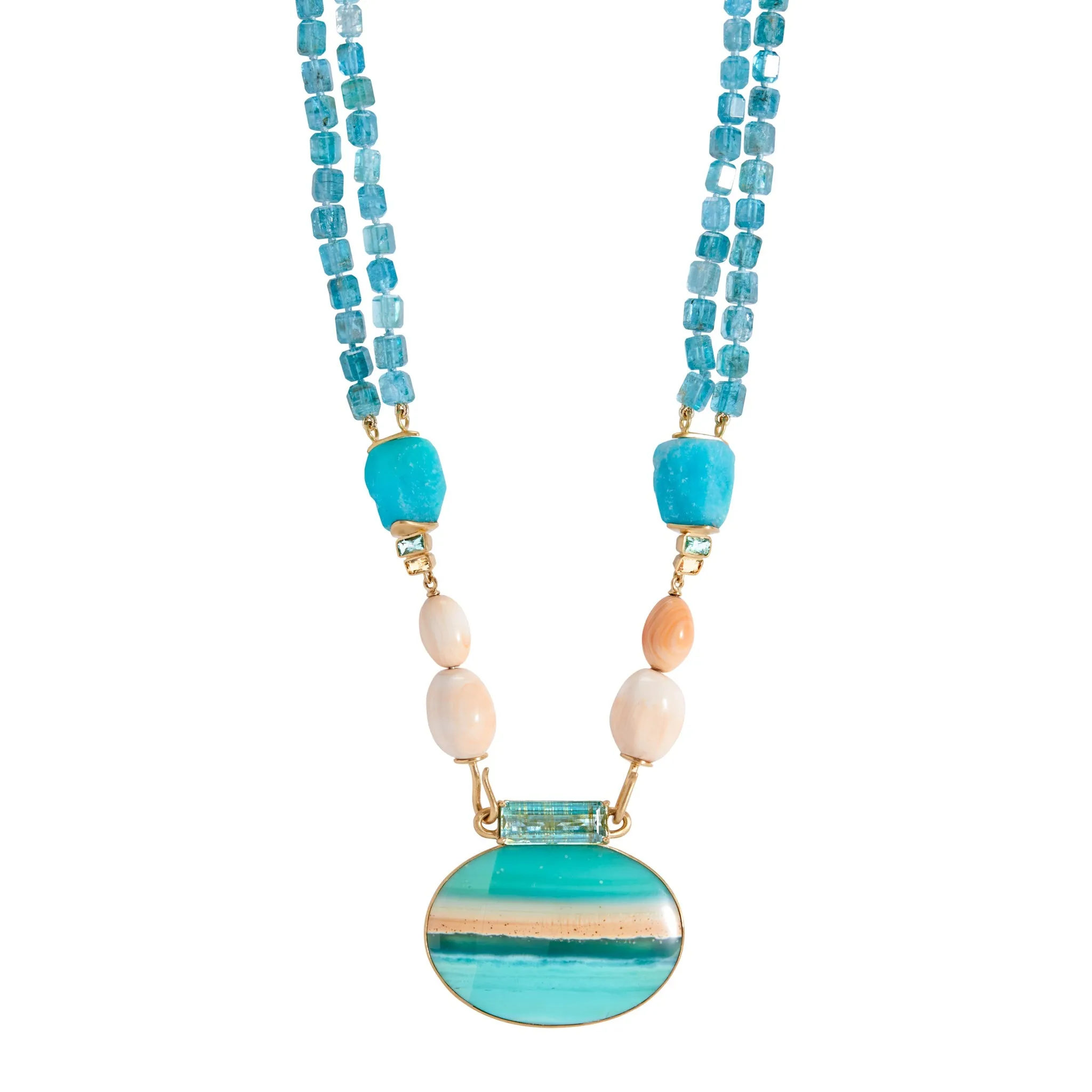 Landscape: Ocean, Lagoon Necklace