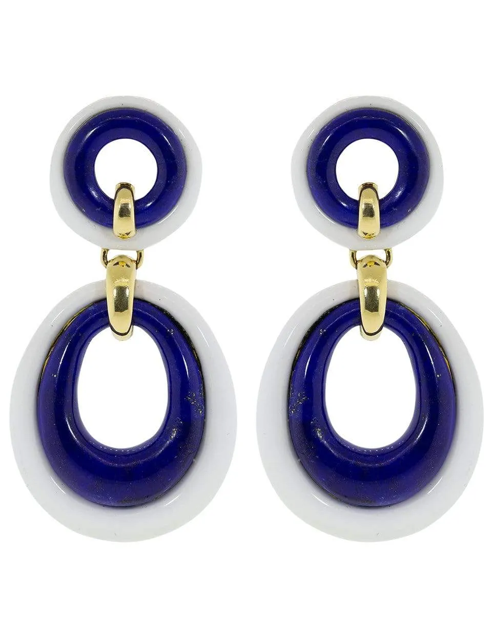 Lapis Lazuli Drop Earrings