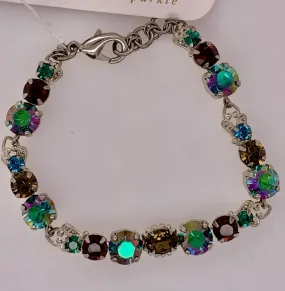 Linked Crystal Line Bracelet