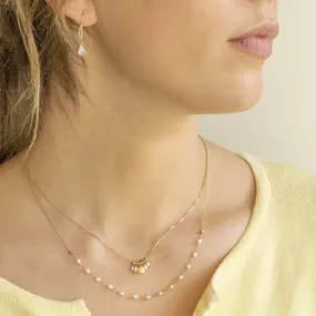 Luna Pearl & Opal Necklace