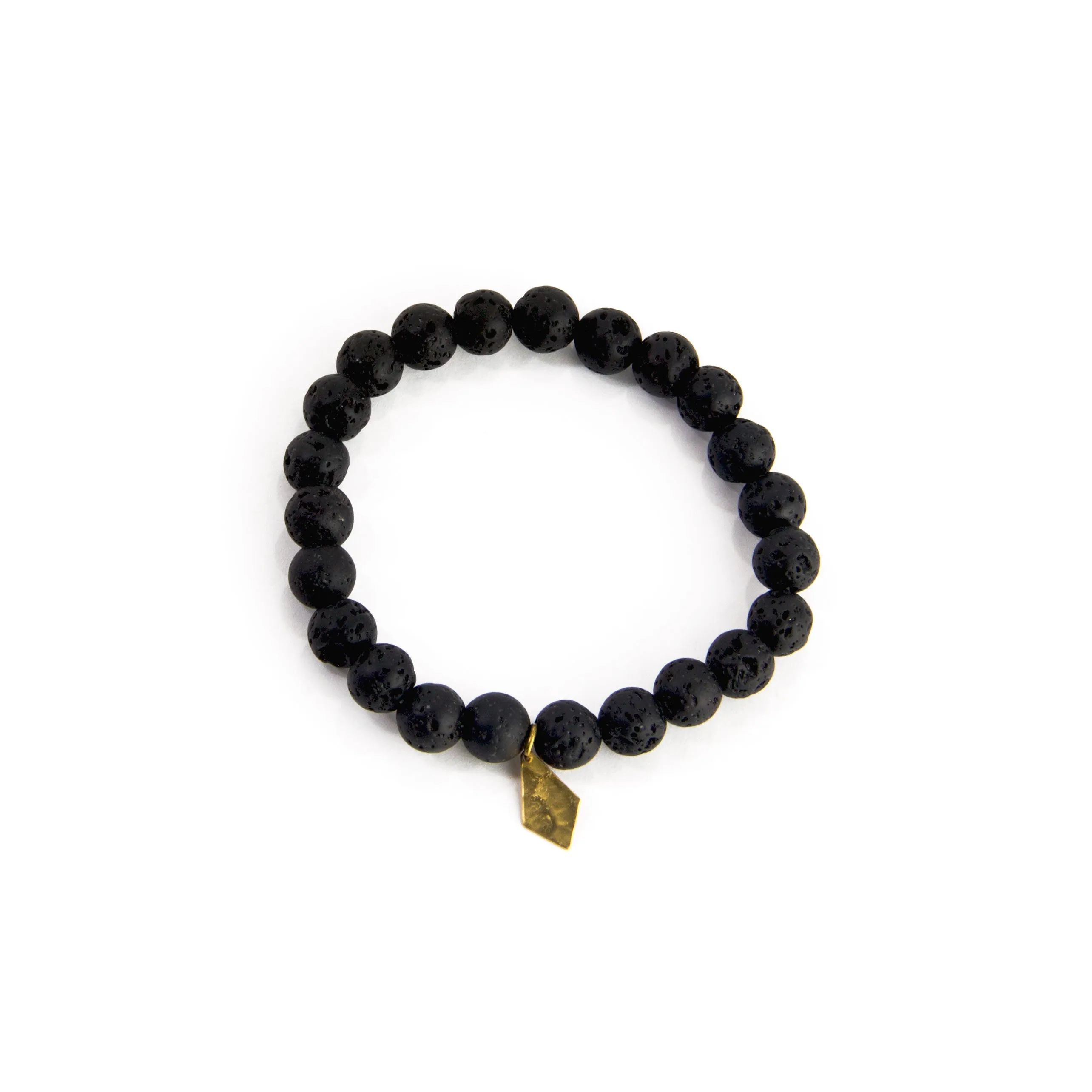 Mala: Lava Stone Beaded Mala Bracelet