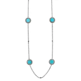 Maya Turquoise Long Necklace