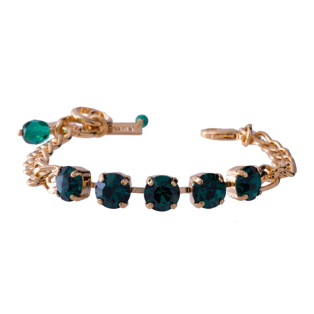 Medium Five Stone Bracelet in "Emerald Green" *Custom*