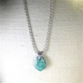 Mexican Turquoise Pendant - Campo Frio Turquoise Pendant Necklace