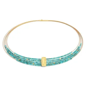 Movena Turquoise Necklace - 84922256