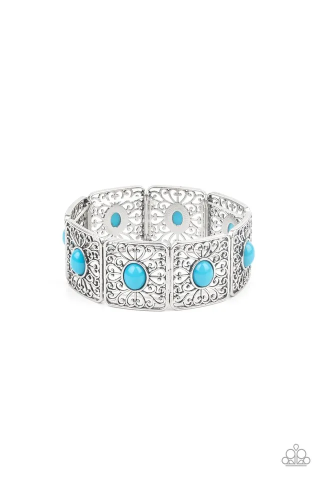 Paparazzi Bracelet ~ Cakewalk Dancing - Blue