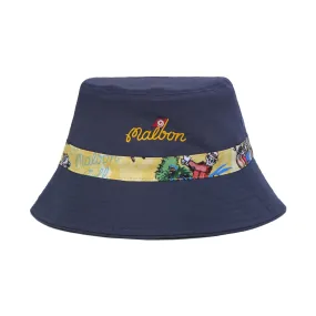 Patrons Reversible Bucket Hat Navy/Pale Yellow - 2024