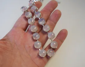 Pink "Sabrina" Crystal Necklace - Small Round - SALE