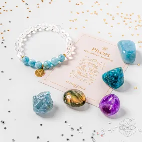 Pisces Bracelet and Crystals Set