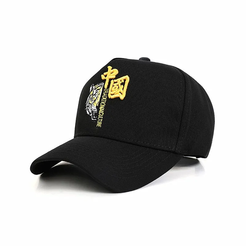 Printing Chinese  Men's Baseball Caps Totem Belief Women's Cotton Snapback Hat Outdoor Sun Protection Gorras Trucker Cap