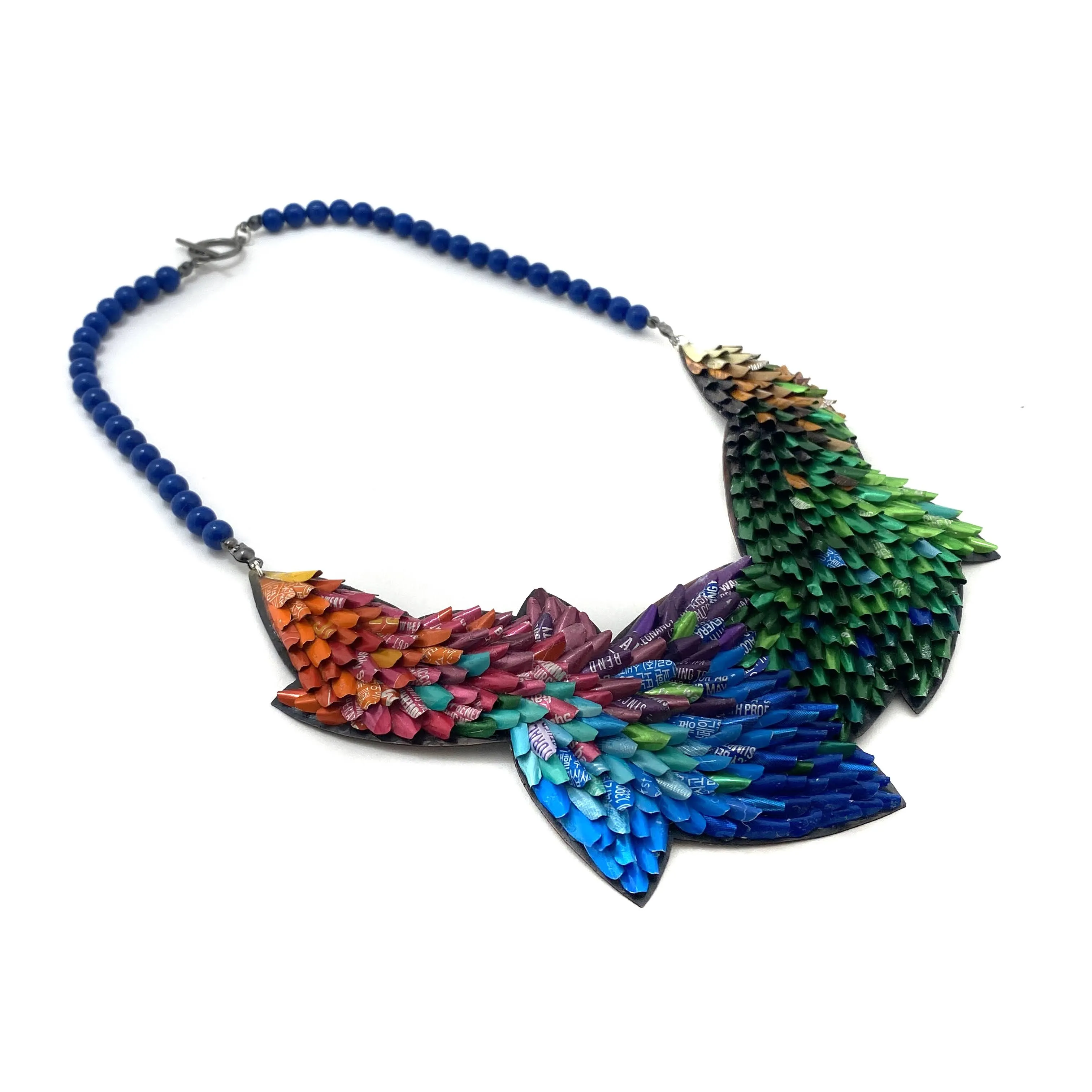 Rainbow Petals Layered Necklace